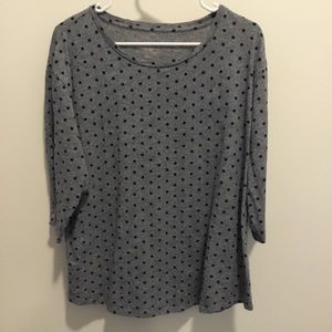 Sonoma 3/4 length sleeve tee shirt